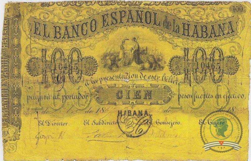 1867. Emisión de papel moneda del Banco Español de la Habana - Imagen 3