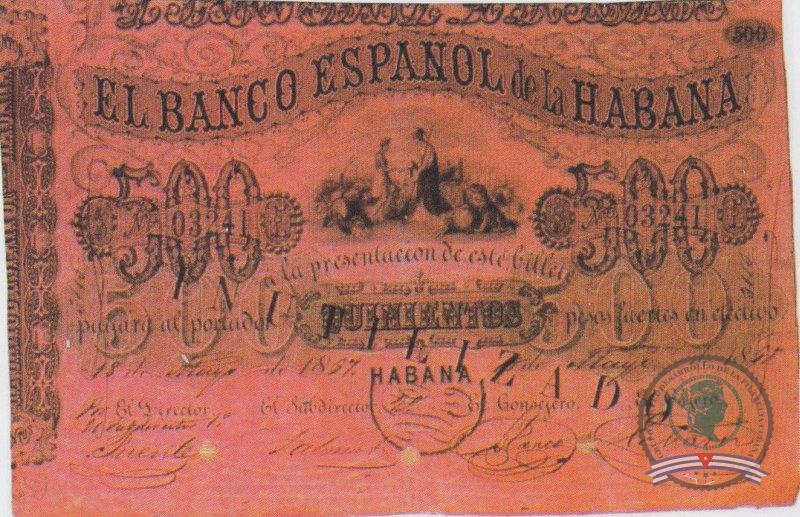 1867. Emisión de papel moneda del Banco Español de la Habana - Imagen 4