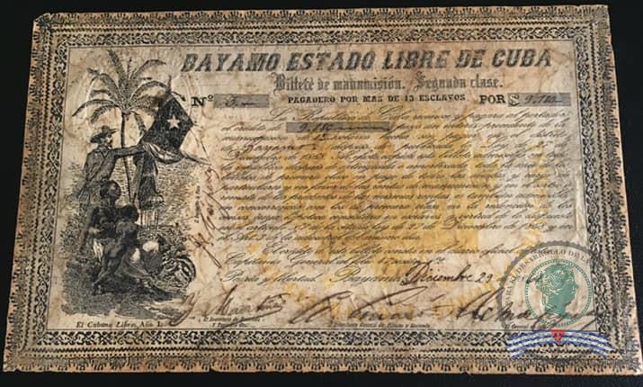1868. Bonos de Fantasía de la Manumición de esclavos de Bayamo - Imagen 12