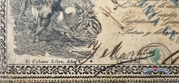 1868. Bonos de Fantasía de la Manumición de esclavos de Bayamo - Imagen 3