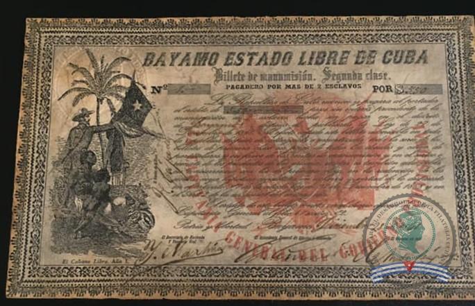 1868. Bonos de Fantasía de la Manumición de esclavos de Bayamo - Imagen 21